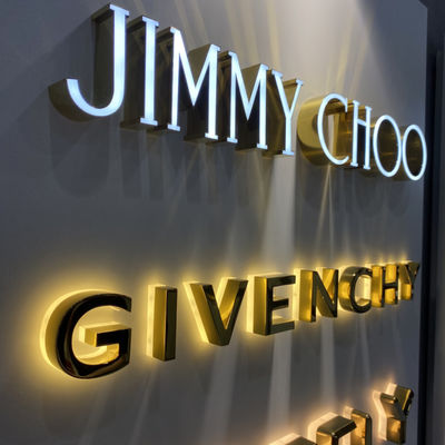 الحروف والأرقام المضاءة من الخلف لافتات مضاءة للشركات CE RoHS