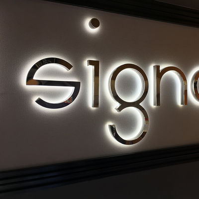 20-120mm الفولاذ المقاوم للصدأ شعار علامات القناة الخلفية UL