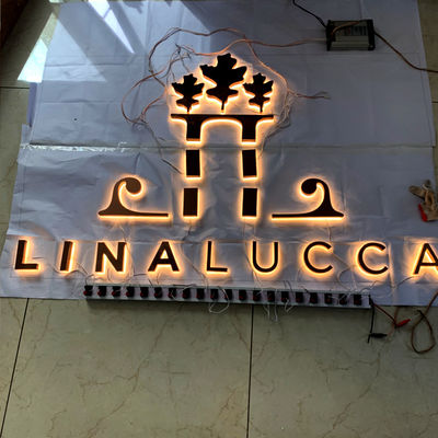 OEM مضيئة مضاءة رسالة رسالة القناة الخلفية البولندية مرآة