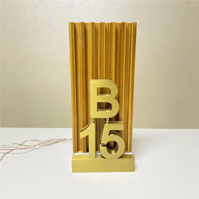 OEM ODM فندق غرفة عدد لافتات بقيادة منزل باب رقم لوحة 12V