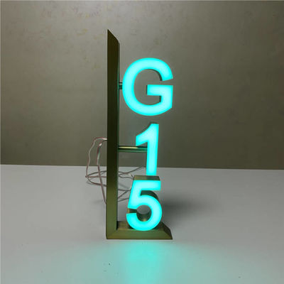 OEM ODM فندق غرفة عدد لافتات بقيادة منزل باب رقم لوحة 12V