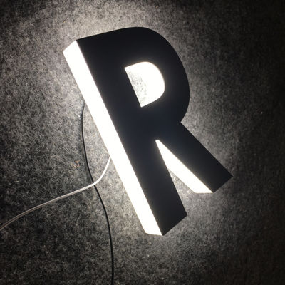 OEM ODM البلاستيك الأبجدية الاكريليك علامة مضيئة الإعلان واجهة المحل