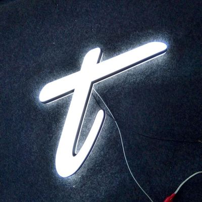 HIGHSPAN مخصص ليد توهج في الهواء الطلق تضيء علامة IP65 للماء