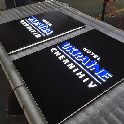 لوحة تسجيل بإضاءة أمامية صغيرة SMD2835 LED من الأكريليك صديقة للبيئة