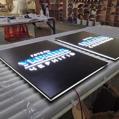 لوحة تسجيل بإضاءة أمامية صغيرة SMD2835 LED من الأكريليك صديقة للبيئة