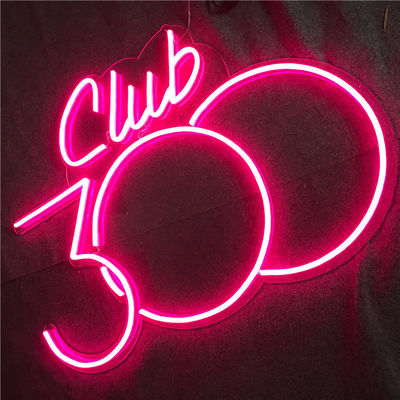 الاكريليك الصمام النيون تسجيل جدار جبل الوردي ضوء النيون تسجيل 12VDC