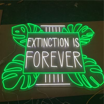 الديكور الداخلي أدى تضيء رسائل النيون IP65 للماء