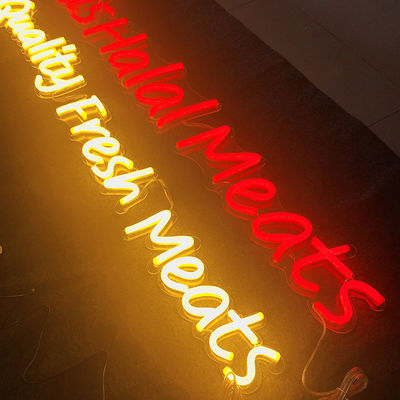 مطعم مخصص بقيادة نيون تسجيل 22 لونًا للمنزل CE ROHS