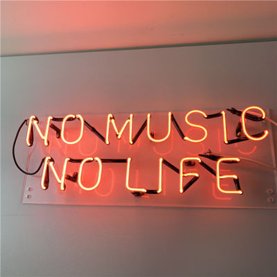 الأحمر الوردي عيد الحب الوشم لوحة تسجيل النيون للمنزل بار 7.5kv