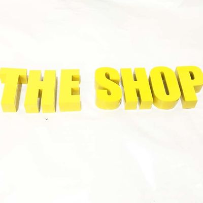 فرشاة الذهب الفولاذ المقاوم للصدأ رسالة معدنية تسجيل 10 سم عمق للمكاتب الحكومية