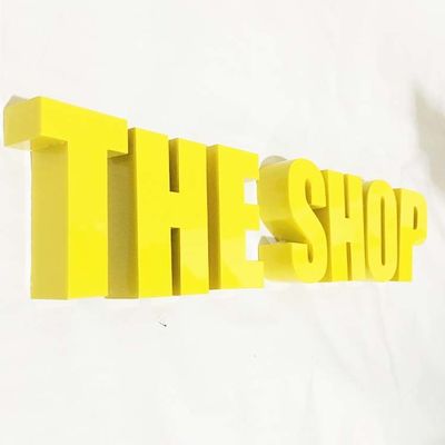 فرشاة الذهب الفولاذ المقاوم للصدأ رسالة معدنية تسجيل 10 سم عمق للمكاتب الحكومية