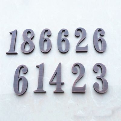 البيت الصلب رسائل معدنية وأرقام عتيقة علامات مضادة للحمض UL