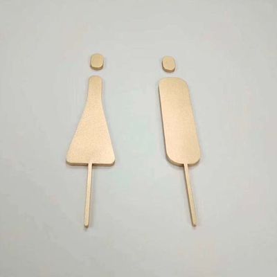 الإعلان 3D المعادن مخصص الألومنيوم تسجيل رسائل مكافحة الصدأ