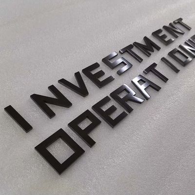 الإعلان 3D المعادن مخصص الألومنيوم تسجيل رسائل مكافحة الصدأ