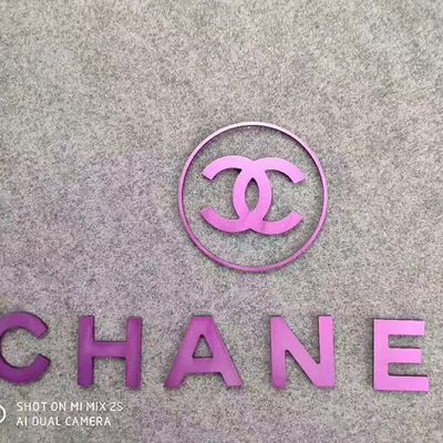 الإعلان 3D المعادن مخصص الألومنيوم تسجيل رسائل مكافحة الصدأ