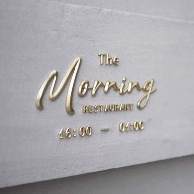 إعلان كبير اسم الشركة لوحة علامات الحائط للماء IP67