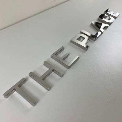 علامة HIGHSPAN شعار معدني مخصص SS304 للمكتب