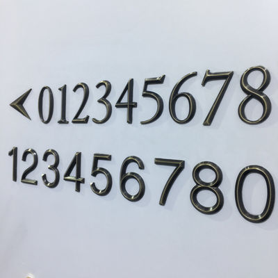 مضيئة الفولاذ المقاوم للصدأ 304 المعادن لافتات العنوان المسمار جبل