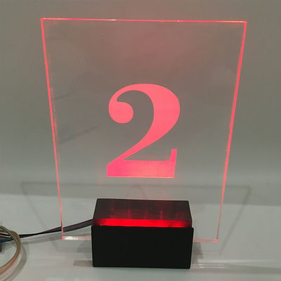 باب أمامي كبير RGB Led رقم البيت تسجيل لوحة 50000 ساعة
