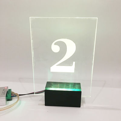 باب أمامي كبير RGB Led رقم البيت تسجيل لوحة 50000 ساعة