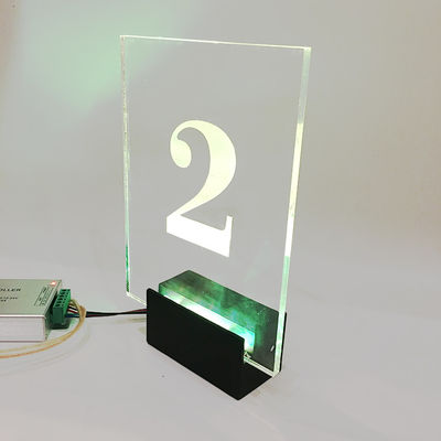 باب أمامي كبير RGB Led رقم البيت تسجيل لوحة 50000 ساعة
