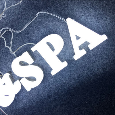 12mm أكريليك شركة شعار جدار تسجيل ألومنيوم قناة رسائل ضدّ صدأ