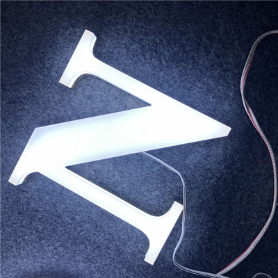 12mm أكريليك شركة شعار جدار تسجيل ألومنيوم قناة رسائل ضدّ صدأ