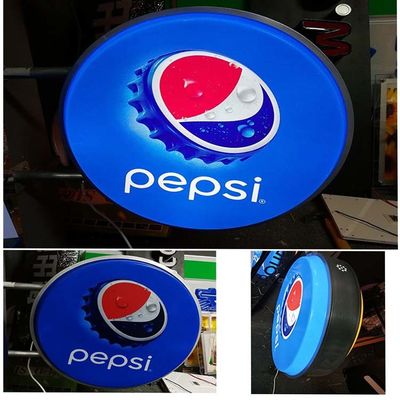 فراغ مكافحة الأشعة فوق البنفسجية في الهواء الطلق تشكيل ضوء مربع لافتات بالحرارة على الوجهين