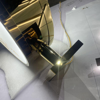 متجر لافتات مستديرة من الأكريليك المضيء يستخدم مضادًا للصدأ مضادًا للتفسخ