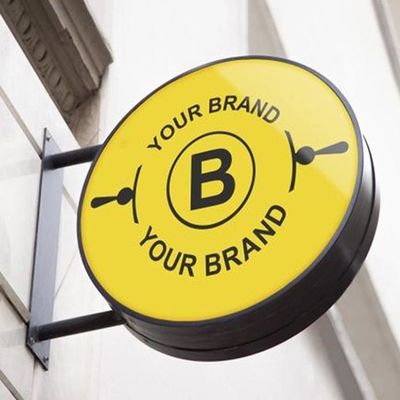 50-200mm سمك مخصص ضوء صندوق لافتات العلم جبل OEM ODM