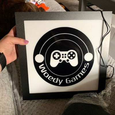 CE ROHS جدار جبل ضوء مربع لافتات بقيادة البيرة بار Shopfront لافتة