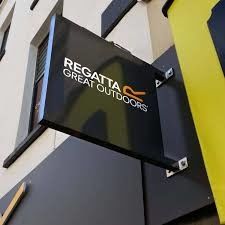 HIGHSPAN جولة في الهواء الطلق مربع الضوء لافتة شارع الأعمال Lightbox لافتة