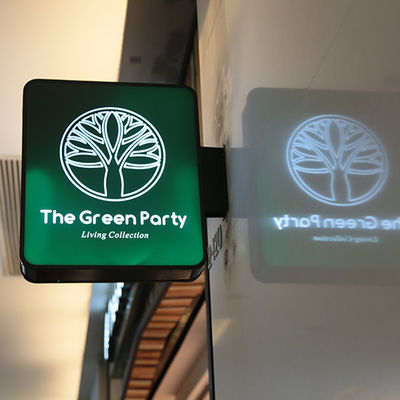 HIGHSPAN جولة في الهواء الطلق مربع الضوء لافتة شارع الأعمال Lightbox لافتة