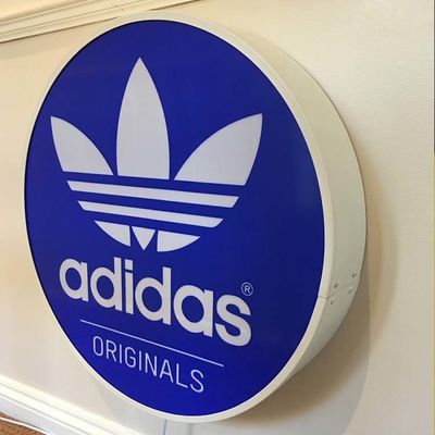 ROHS UL Retail Shop Light Box Signage 3D إعلان داخلي