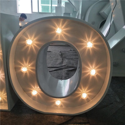 علامة LED كبيرة سرادق رسالة الألومنيوم سرادق معدنية UL