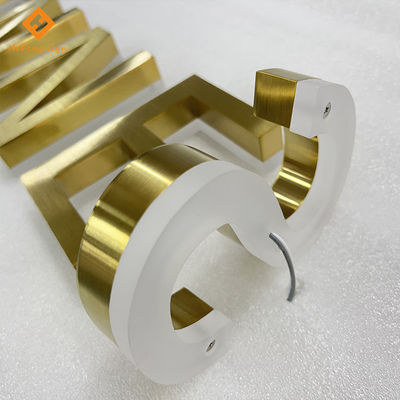 الفولاذ المقاوم للصدأ مطعم تسجيل المجلس الخلفية 12VDC لمتجر اسم الشركة