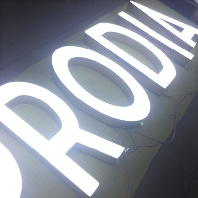 في الهواء الطلق مخصص ليزر قطع علامات الشعار المعدنية تضيء لوحة تسجيل HIGHSPAN