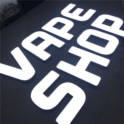 الأعمال تضيء 3D رسالة تسجيل متجر بيع بالتجزئة لافتة DC12V