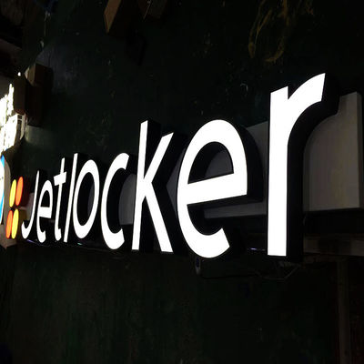 لافتة حروف ثلاثية الأبعاد جذابة ومتينة وقناة LED لوحة مطعم أكريليك 3 مللي متر