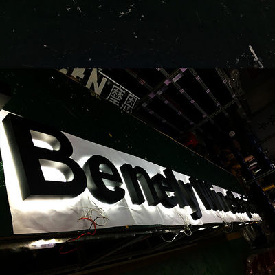 خطابات قناة UL بإضاءة خلفية OEM لافتات مضاءة لافتات صندوق ضوئي