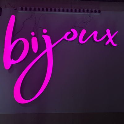 ODM بناء خطابات مخطوطة 3d إلكتروني تسجيل لوحة معدنية مضيئة الاكريليك