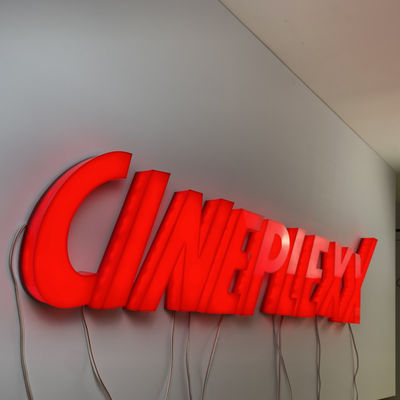 حروف مخصصة ثلاثية الأبعاد لافتة حروف رائعة الكتابة على الجدران الأبجدية Dc12v 5cm