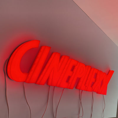 حروف مخصصة ثلاثية الأبعاد لافتة حروف رائعة الكتابة على الجدران الأبجدية Dc12v 5cm