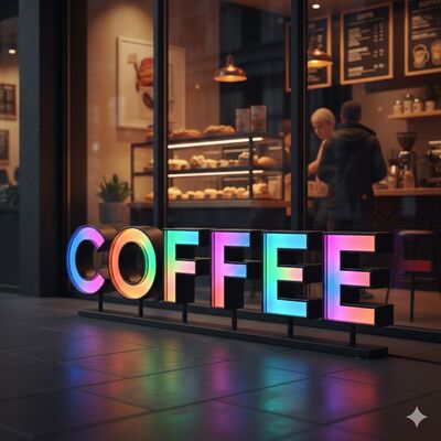 000 ساعة العمر LED Channel Letter Sign Type Channel Letter Sign مثالية للإعلانات بالتجزئة وحلول الإشارات