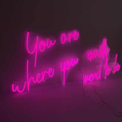 حروف قناة نيون ثلاثية الأبعاد مخصصة من HIGHSPAN مع لوحة أكريليك