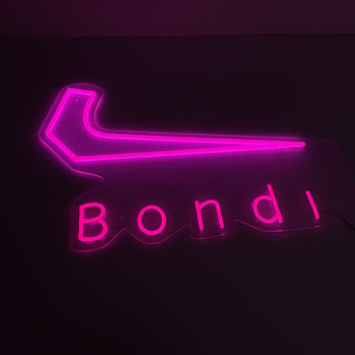 في الهواء الطلق Pink Shop Grill Neon Sign إضفاء الطابع الشخصي على الإعلانات التجارية