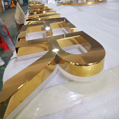 لافتة حروف ثلاثية الأبعاد لشعار متجر بيع بالتجزئة بعمق 3 سم -15 سم