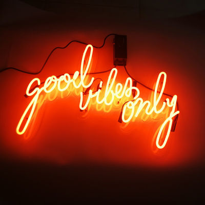 شريط الديكور 10kv مخصص نيون تسجيل المشاعر الجيدة فقط مع لوحة الاكريليك