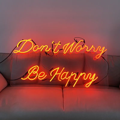 في الهواء الطلق مخصص النيون الأبجدية رسائل 12VDC الإضاءة الحمراء