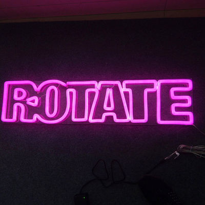 متجر مضاء Led Neon Sign Light Logo 50000-80000 ساعة مدى الحياة